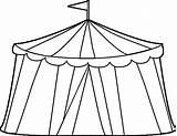 Tent Circus Coloring Pages Printable Vintage Unique Clip Getcolorings Color Digital Print Clipart Getdrawings sketch template