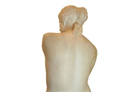 Fine Carved Italian White Marble Figure Statue Of A