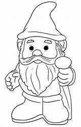 Gnome Coloring Pages Garden Printable Gnomes Drawings Hat Colouring Kids Adult Sheets Stained Glass Wood Mushrooms Book Books Color Christmas sketch template