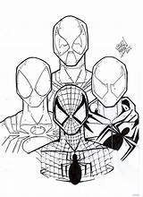 Deadpool Spidermen Colouring Getcolorings Armor Venom Disegno Clipartmag sketch template