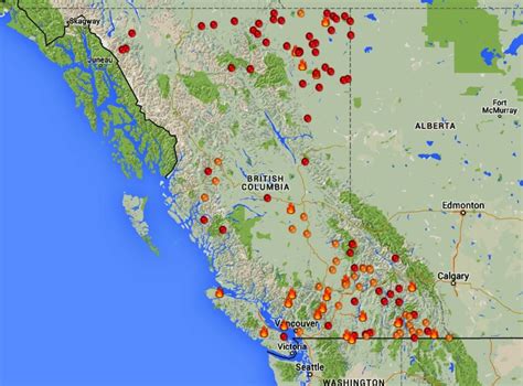 bc forest fire map today forrest wells trending