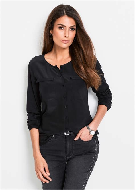 blouse zwart dames bpc selection premium bonprix flbe