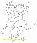 Angelina Ballerina Coloring Pages Getdrawings sketch template
