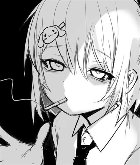 Pin By A On Black And White In 2020 Anime Expressions Gothic Anime