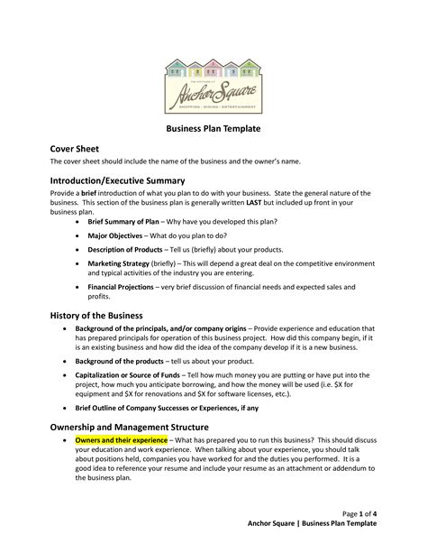 write  business proposal template
