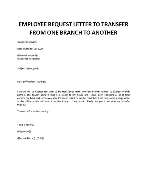 transfer request letter sample  employee latest news vrogue