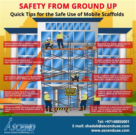 ascend access system scaffolding llc quick tips  safe   mobile scaffolds