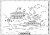 Crucero Barcos Barco Cruceros Rincondibujos Medios sketch template