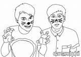 Coloring Pages Dan Phil Tyler Getcolorings sketch template