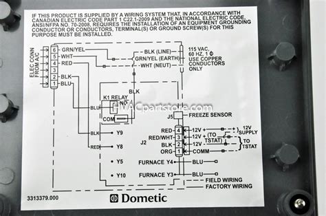 dometic rv thermostat wiring diagram cadicians blog