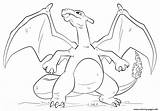 Pokemon Coloring Go Pages Charizard Printable Print sketch template
