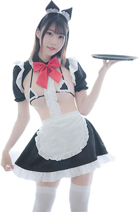 yomorio sexy anime maid costume cute cat cosplay lingerie