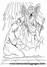 Coloring Mary Gabriel Annunciation Please Print Benscoloringpages Coloringpages sketch template