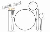 Setting Placemat Settings Placemats sketch template