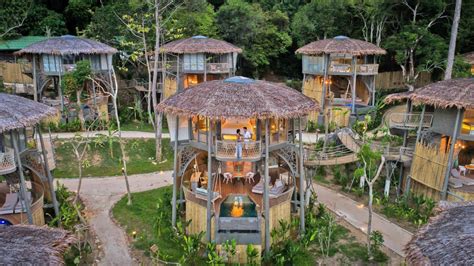 grand opening thailand treehouse escape treehouse villas resort architecture bamboo house design