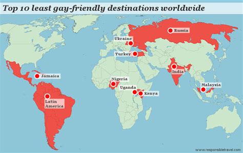 top 10 least gay friendly travel destinations travel like