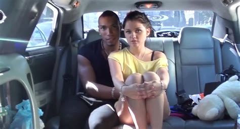 cutie picked up to suck a big black cock in the car pornid xxx