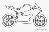 Outline Coloring Motorcycle Pages Kids Printable Motorbike Drawing Bike Transportation Template Tomac Eli Motorcycles Flashcards Learning Templates Flashcard Getdrawings Preschoolers sketch template