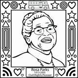 Coloring History Rosa Parks Month Pages Walker Cj Bus Madam Kids Drawing Printables Preschool Sheets Printable Sheet Print Clipart Color sketch template