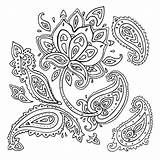 Paisley Ornamento Disegnato Printable Everfreecoloring 123rf sketch template