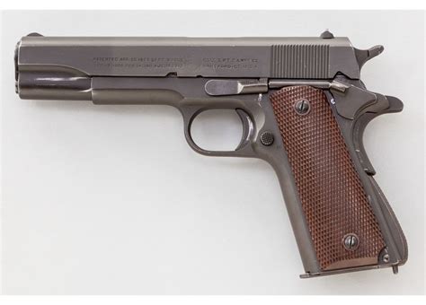 early wwii colt model   semi automatic pistol