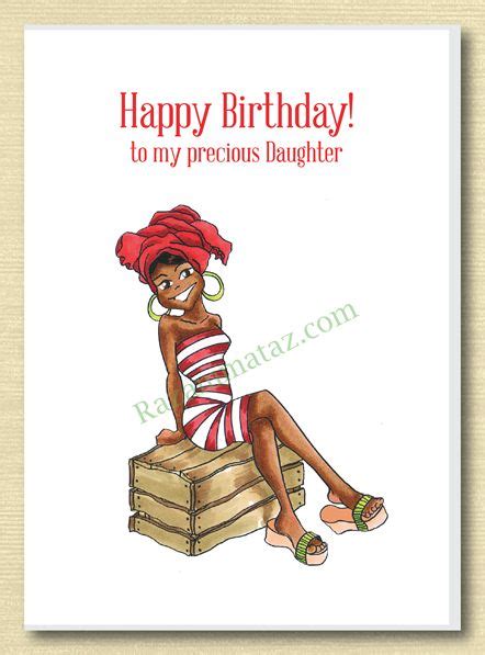 african american daughter birthday card  daughter birthday african