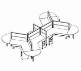 Cubicle Office Drawing Workstations Friant Furniture Cubicles Layouts Open Cabin Getdrawings Top Dogbone Plan Modular Dividers Austin Tiled Great sketch template