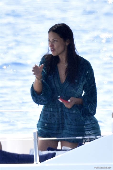 Still Hot Adriana Lima Caught Sunbathing In Bikini On A