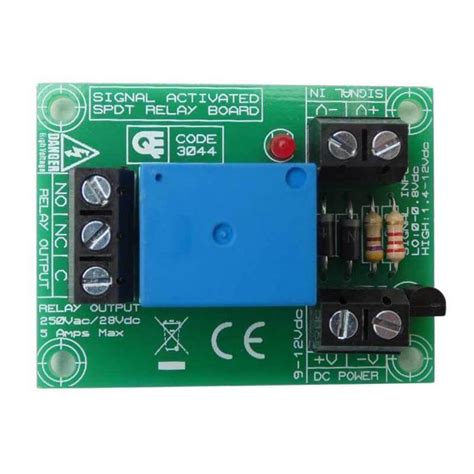 logic activated  mains relay board askt quasar electronics limited