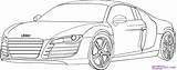 Audi Coloring 1438 41kb sketch template