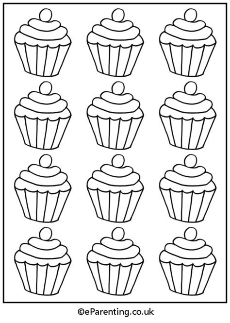 cupcake colouring picture coloring pictures coloring pictures
