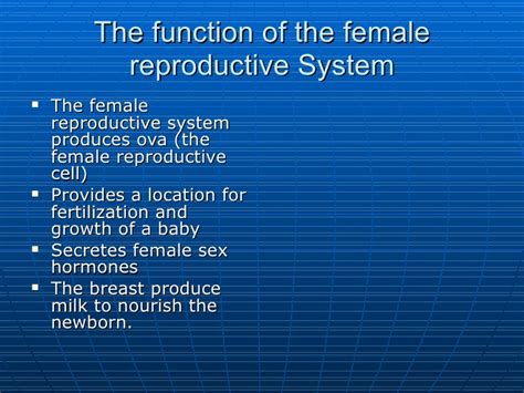 Female Reproductive System Presentation