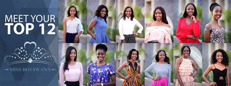 get to know the miss botswana top 12 finalists botswana youth magazine