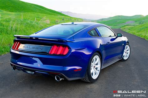 saleen  mustang white label starts filling orders autoevolution