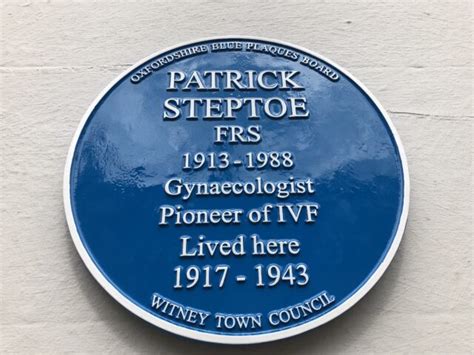 Ivf Pioneer To Be Honoured With Blue Plaque Tribute Daily Echo