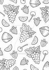 Fruits Sharepoint Burst sketch template