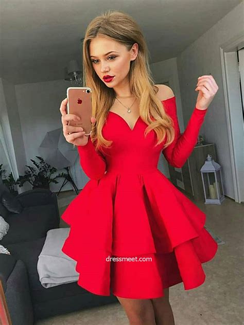 Cute A Line Off The Shoulder Long Sleeves Elastic Satin
