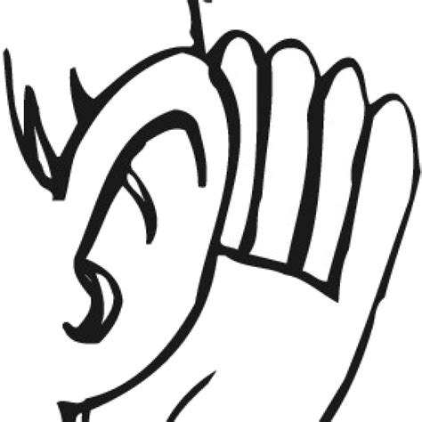 ears clipart coloring ears coloring transparent