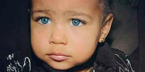 kim kardashian posts a picture of north west with bright blue eyes