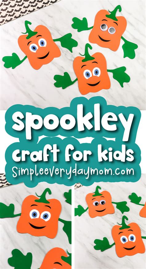 easy spookley  square pumpkin craft  kids