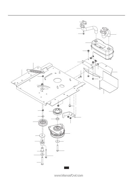 engine plate poulan pzx parts manual page