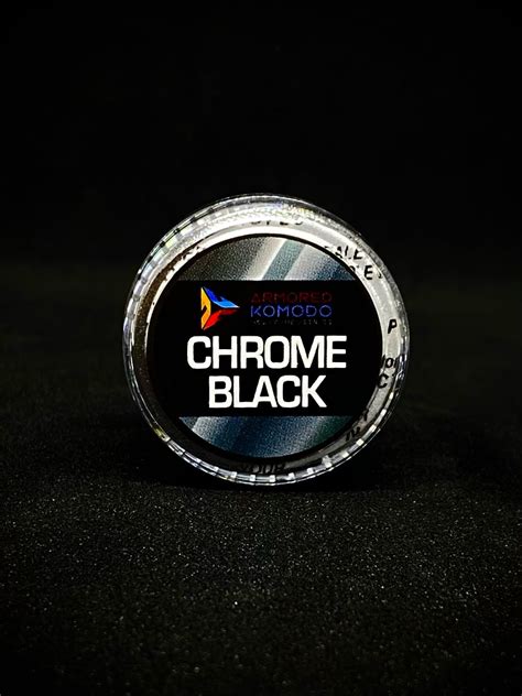 chromaflair pigment chrome black rise  gunpla