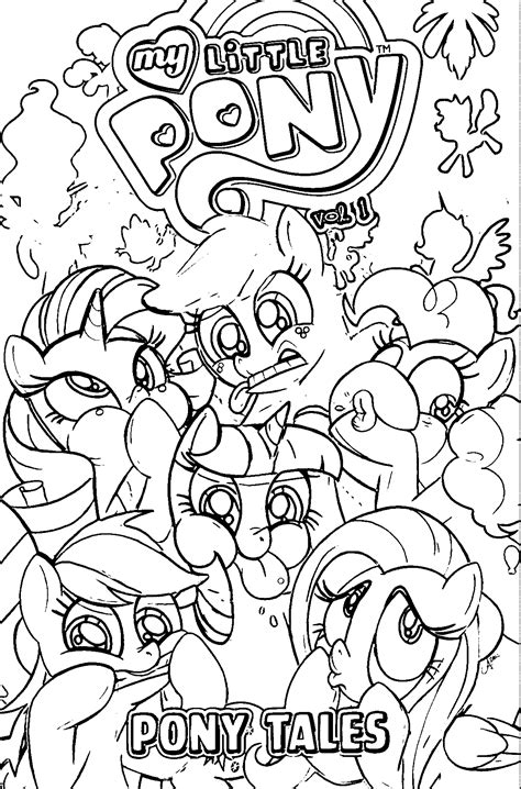 adult pages   pony coloring pages