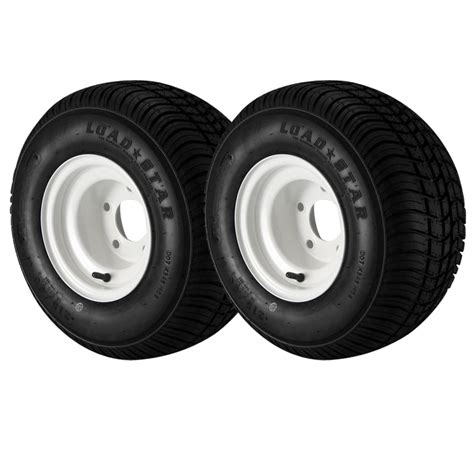 pack   loadstar trailer tire lrc   bolt white wheel