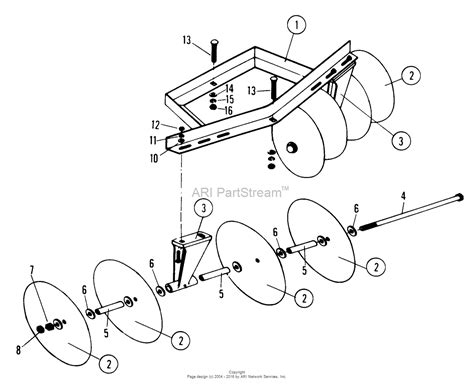 disc harrow parts diagram