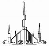 Temple Lds Idaho Boise Temples sketch template