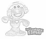 Elmo Dance Coloring Sesame Street Pages Let Filminspector Downloadable Phrases Speak Pressing Cause Button Heart Will sketch template