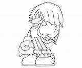 Knuckles Coloring Pages Echidna Sonic Generations Print Angry Liger Printable Getdrawings Getcolorings Library Clipart Color Comments sketch template