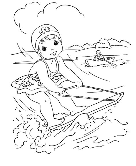 printable summer coloring pages  kids