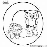 Sesame Alphabet Street Coloring Getdrawings Pages sketch template
